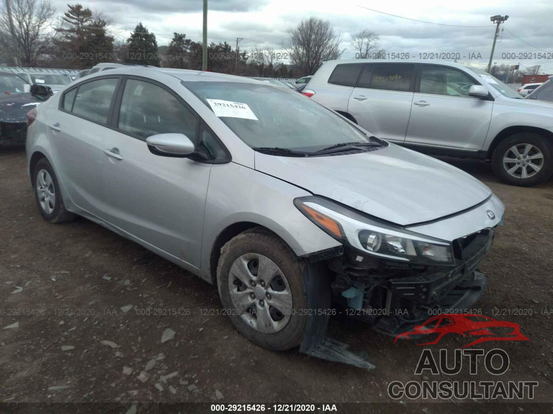 KIA FORTE 2017 - 3KPFK4A78HE143109