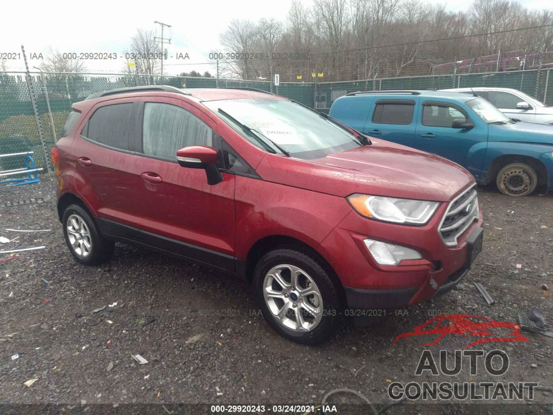 FORD ECOSPORT 2019 - MAJ6S3GL1KC282694