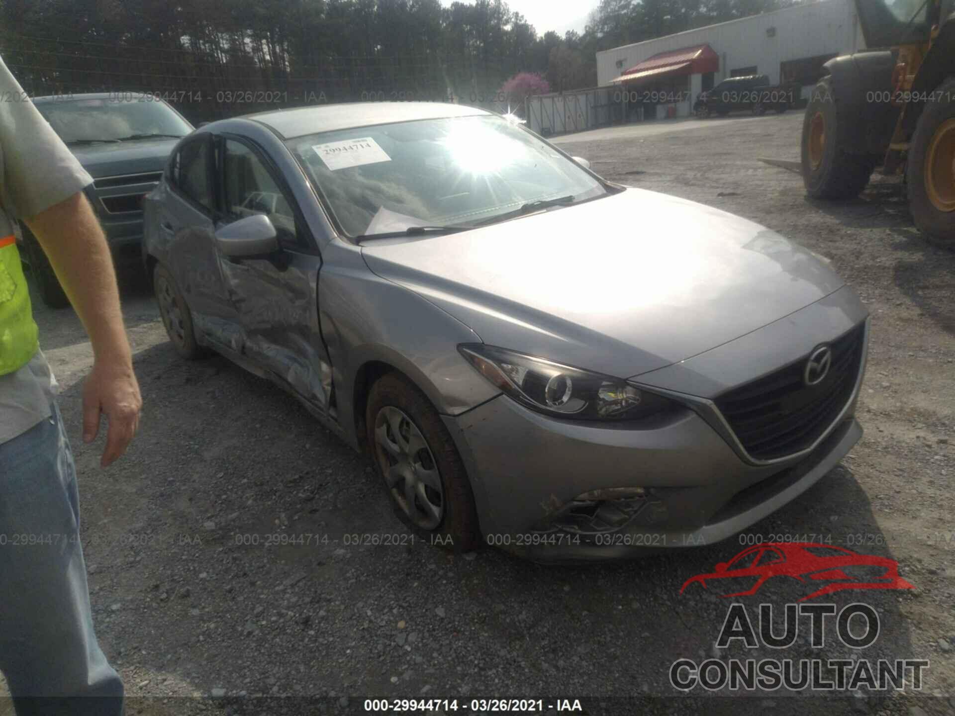 MAZDA MAZDA3 2016 - JM1BM1J78G1315860