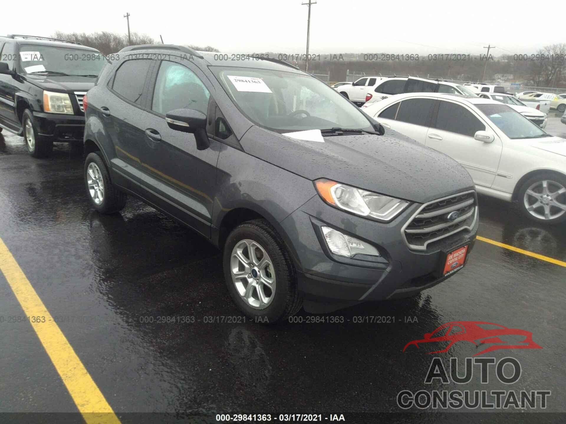 FORD ECOSPORT 2020 - MAJ6S3GL3LC390543