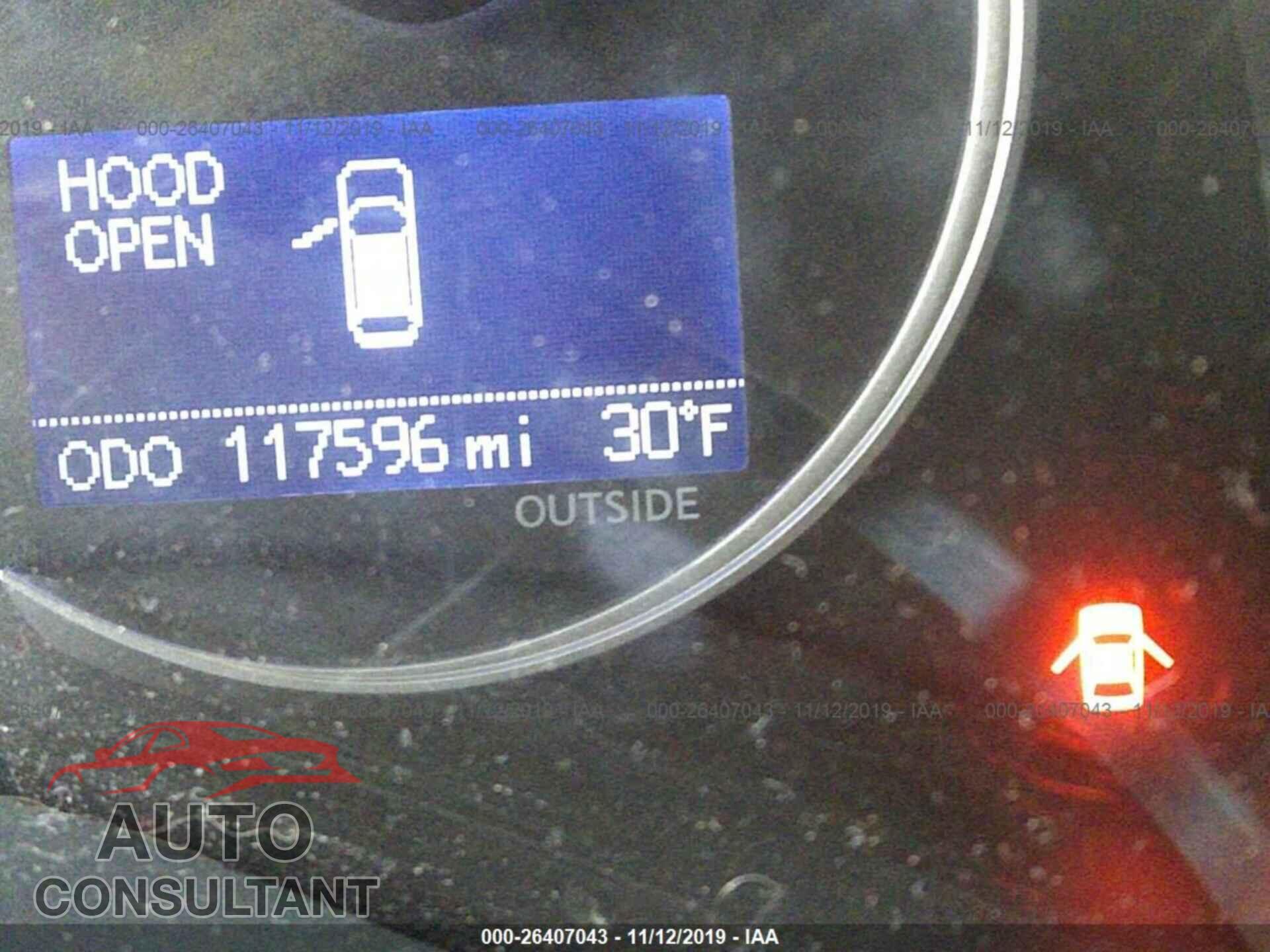 LEXUS CT 2012 - JTHKD5BH4C2121103