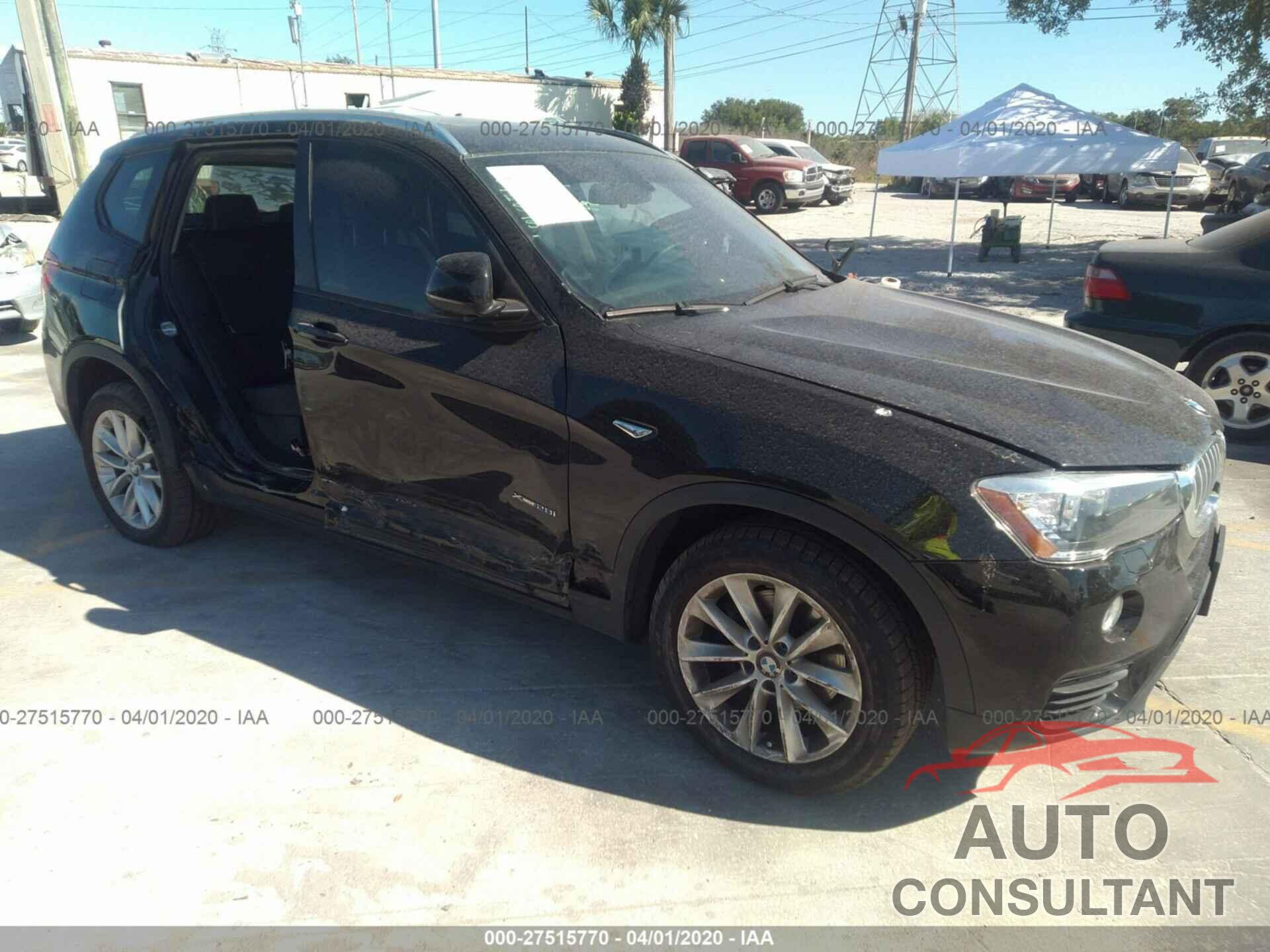 BMW X3 2017 - 5UXWX9C31H0T21491