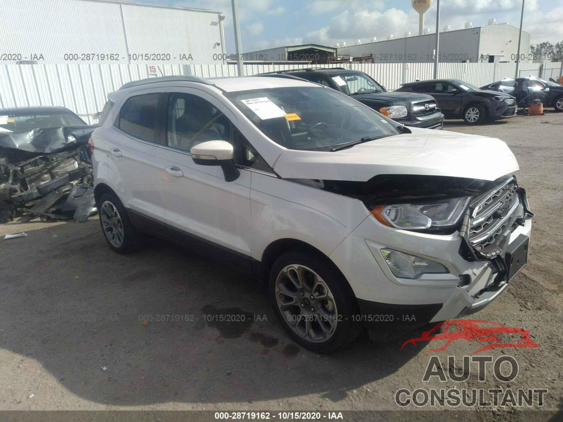 FORD ECOSPORT 2018 - MAJ3P1VEXJC232534