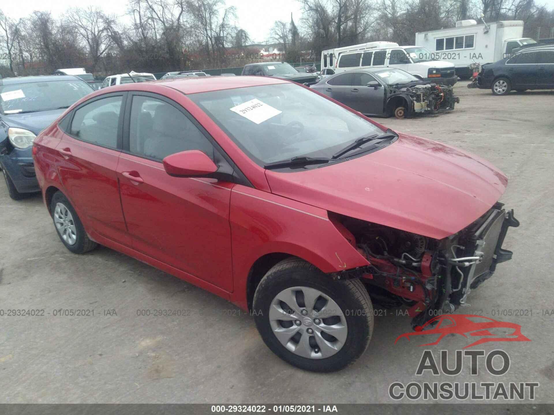 HYUNDAI ACCENT 2016 - KMHCT4AE8GU975706