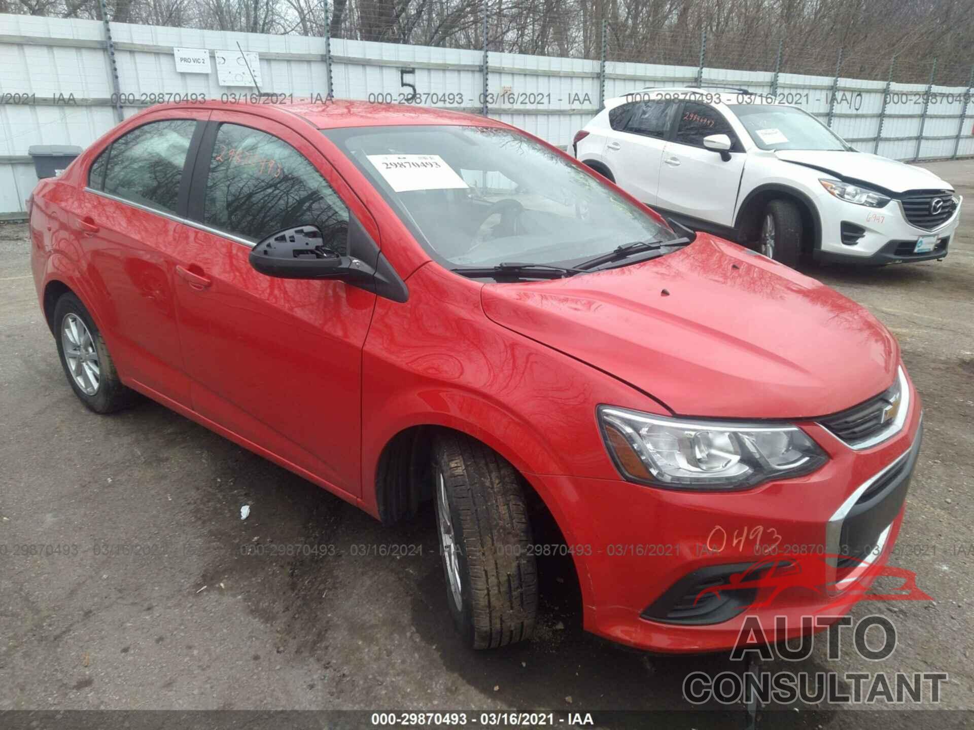 CHEVROLET SONIC 2017 - 1G1JD5SH6H4146845