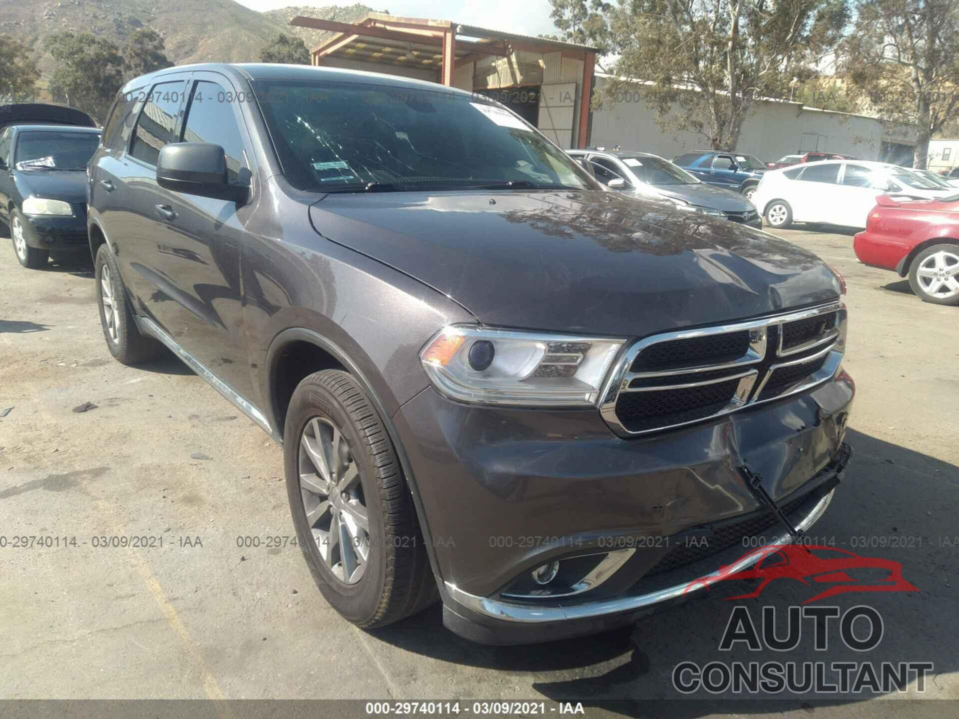DODGE DURANGO 2018 - 1C4RDJAG1JC372735