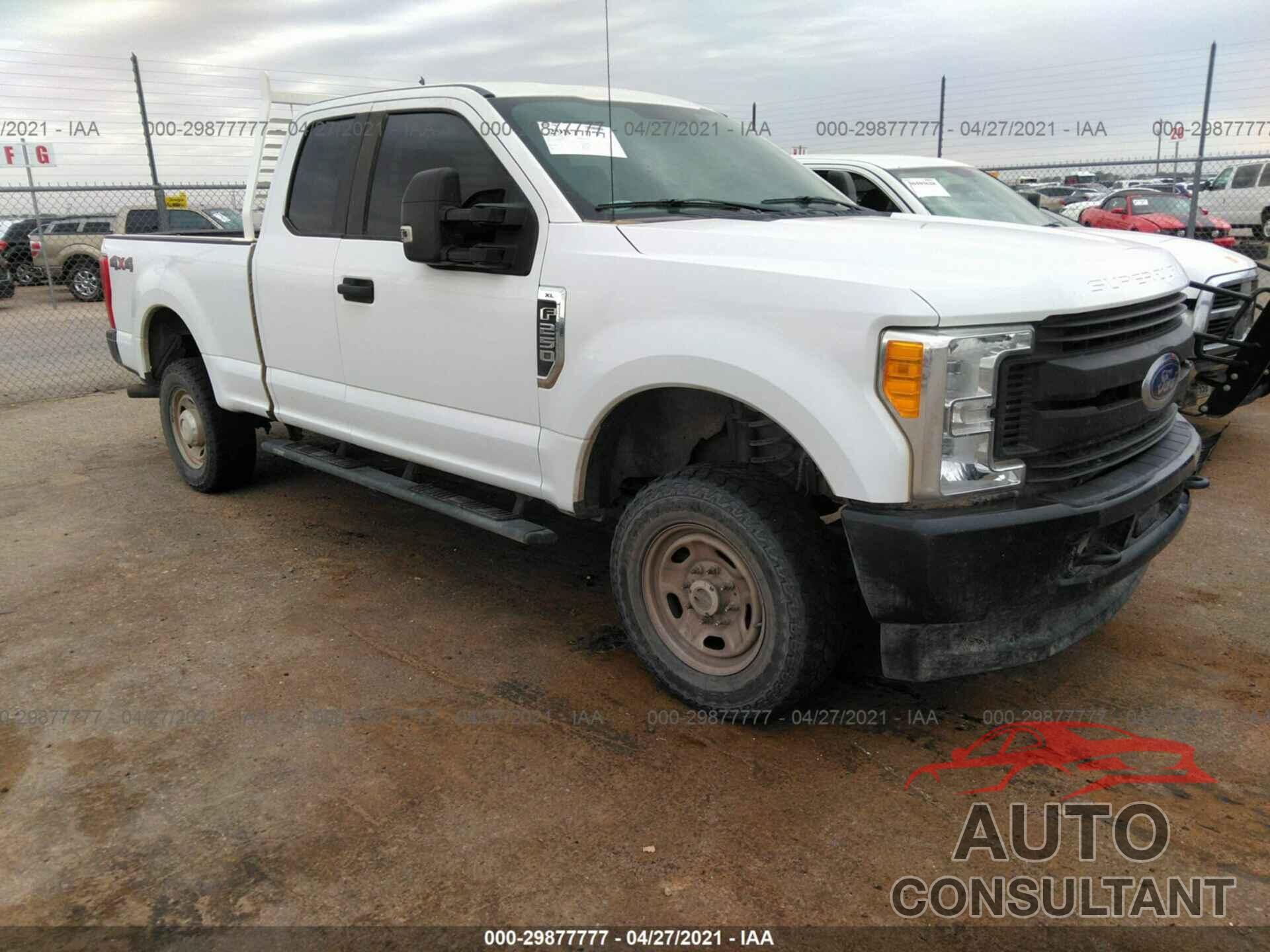 FORD SUPER DUTY F-250 SRW 2017 - 1FT7X2B61HEC47369