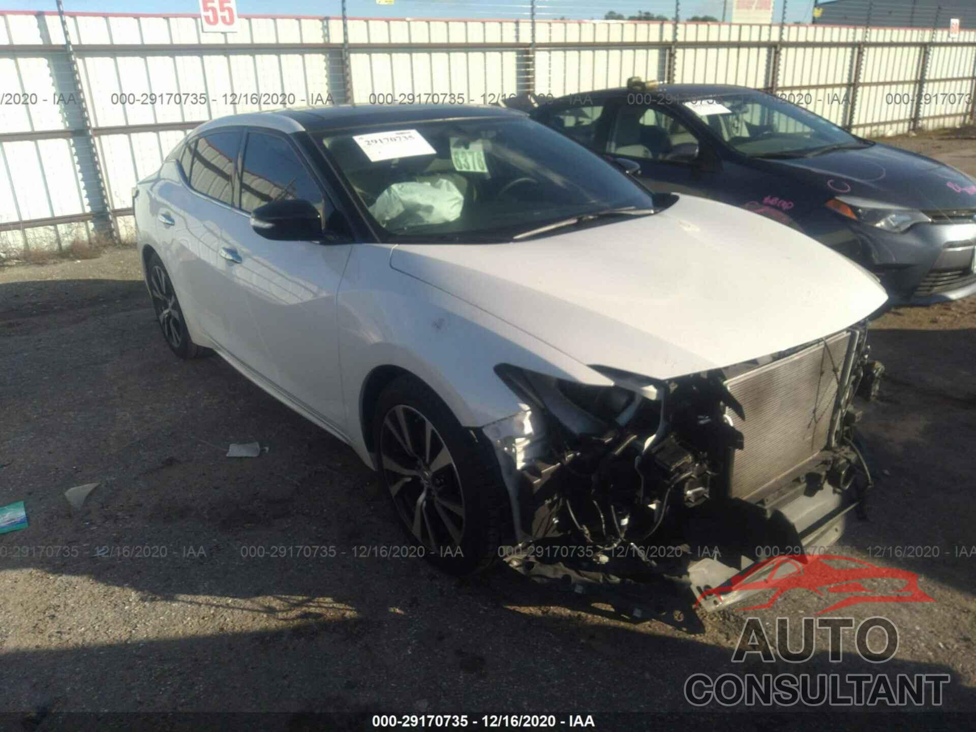 NISSAN MAXIMA 2018 - 1N4AA6AP2JC394364