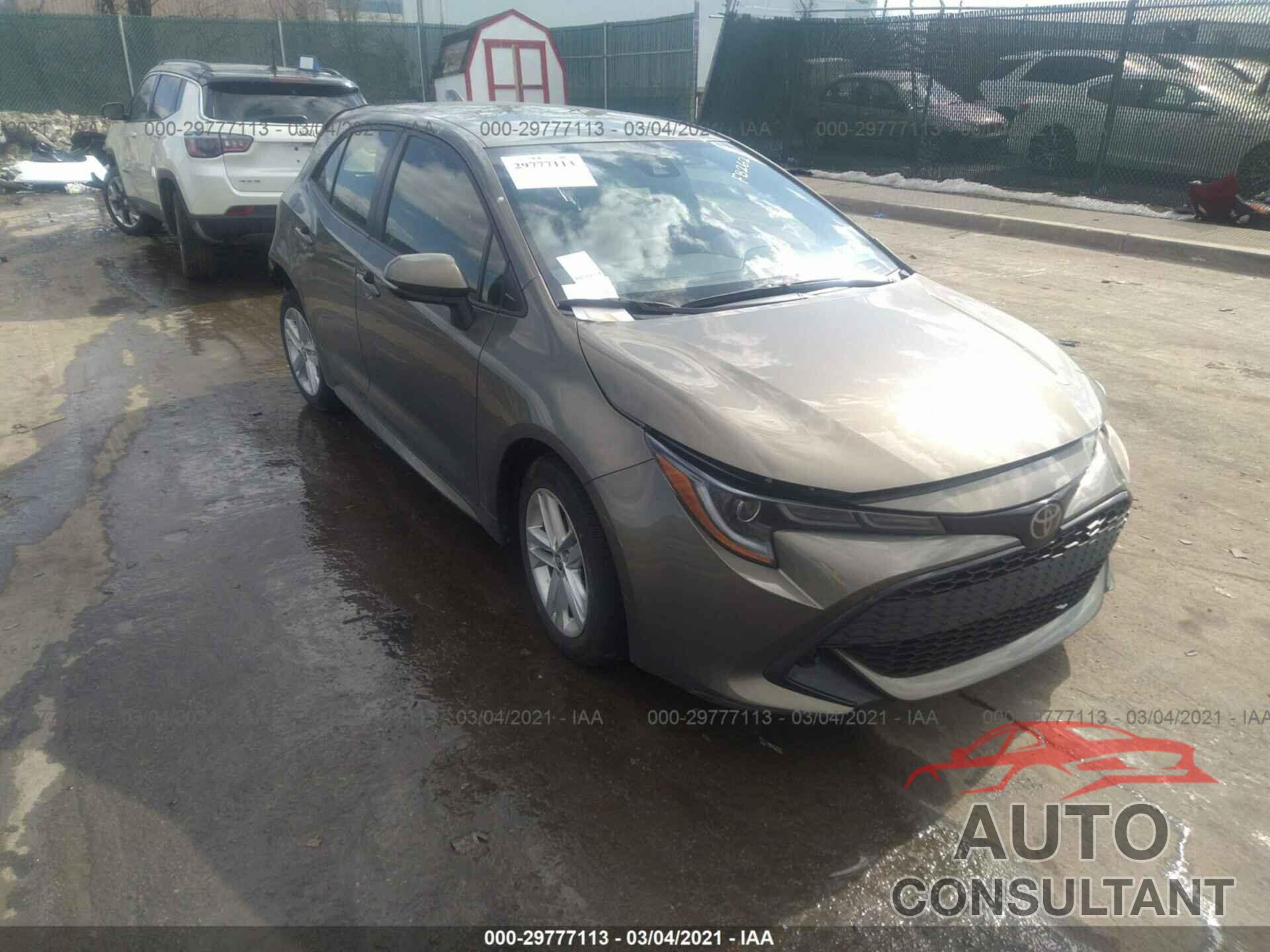 TOYOTA COROLLA HATCHBACK 2019 - JTNK4RBEXK3069494