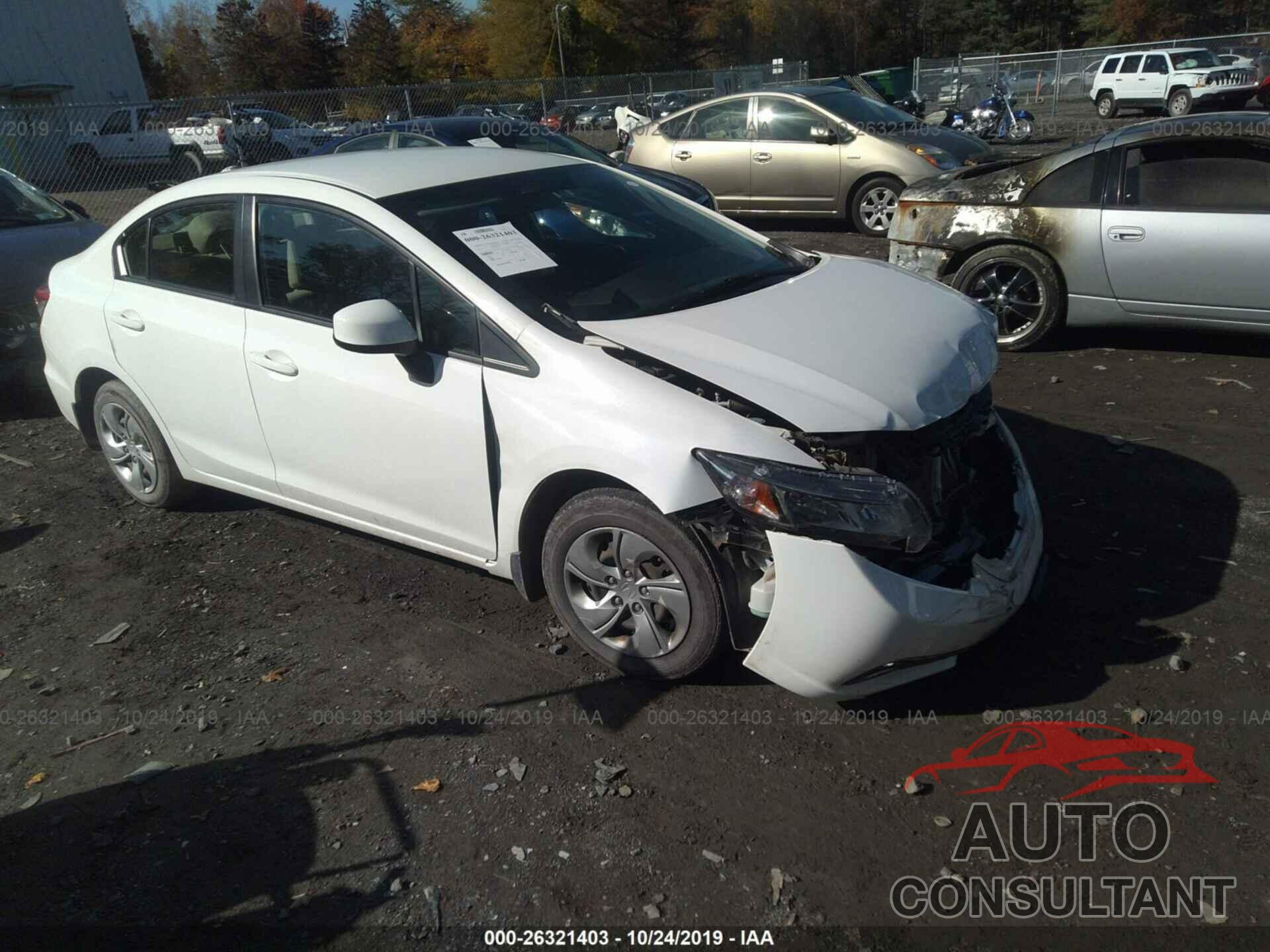 HONDA CIVIC 2013 - 2HGFB2F50DH538610