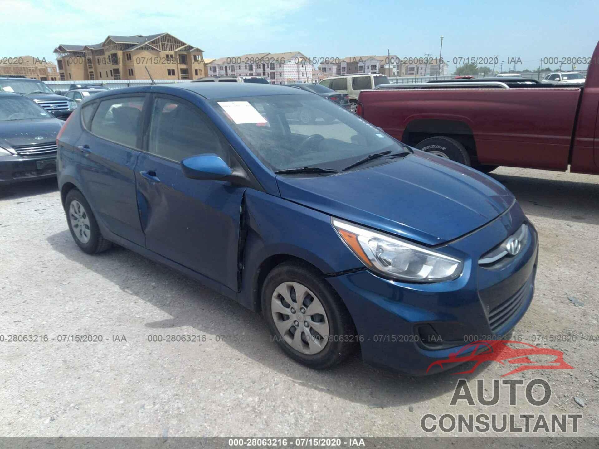 HYUNDAI ACCENT 2017 - KMHCT5AE0HU317403