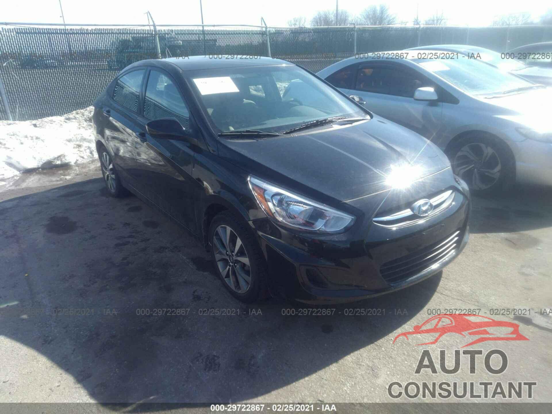 HYUNDAI ACCENT 2017 - KMHCT4AE3HU354651