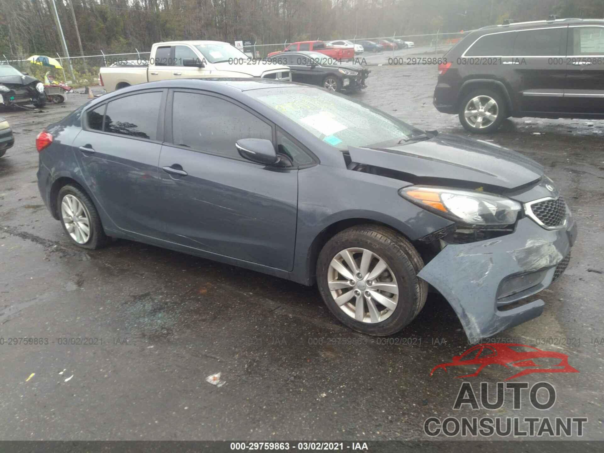KIA FORTE 2016 - KNAFX4A67G5608110
