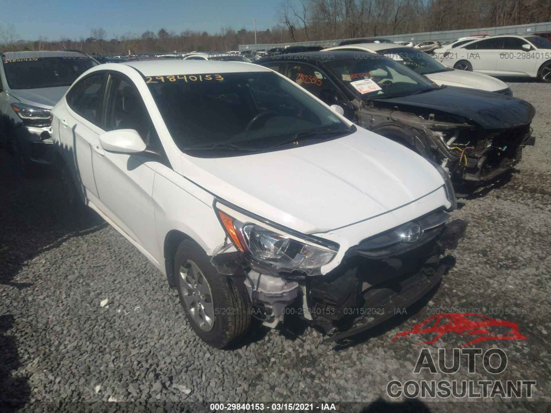 HYUNDAI ACCENT 2016 - KMHCT4AE0GU092294