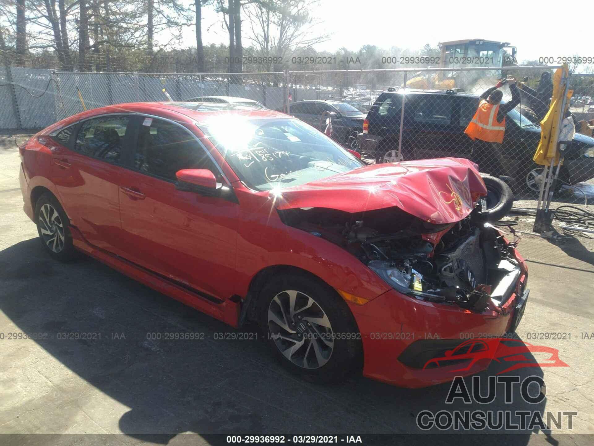 HONDA CIVIC SEDAN 2016 - 2HGFC2F70GH561517