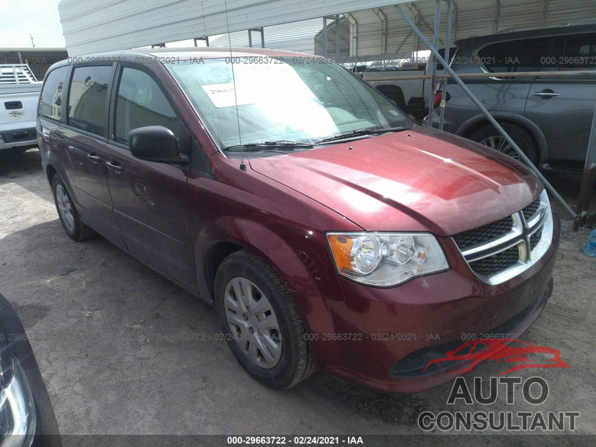 DODGE GRAND CARAVAN 2016 - 2C4RDGBGXGR369799