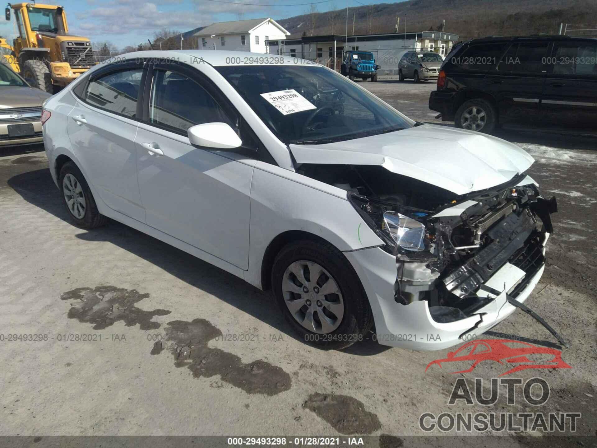HYUNDAI ACCENT 2016 - KMHCT4AEXGU954811