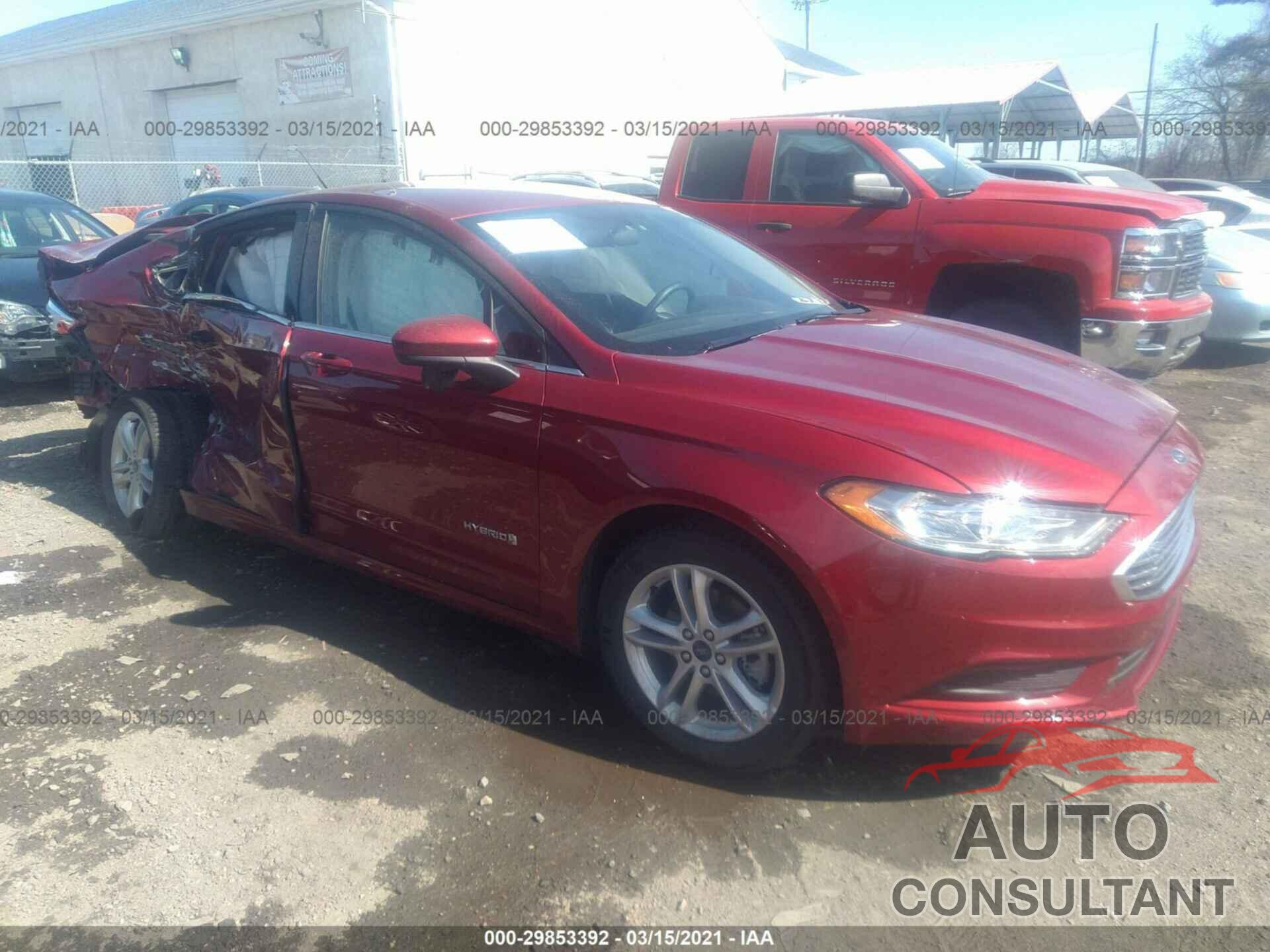 FORD FUSION HYBRID 2018 - 3FA6P0LU7JR255725