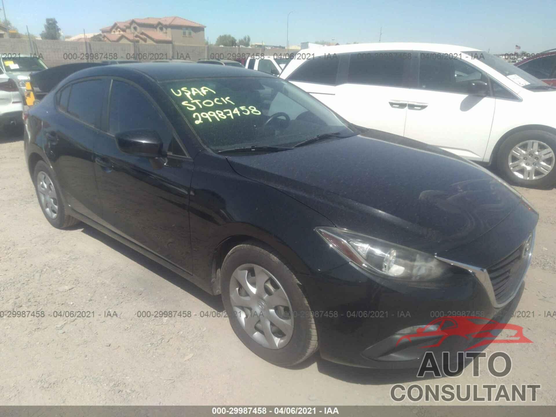 MAZDA MAZDA3 2016 - JM1BM1T71G1287512