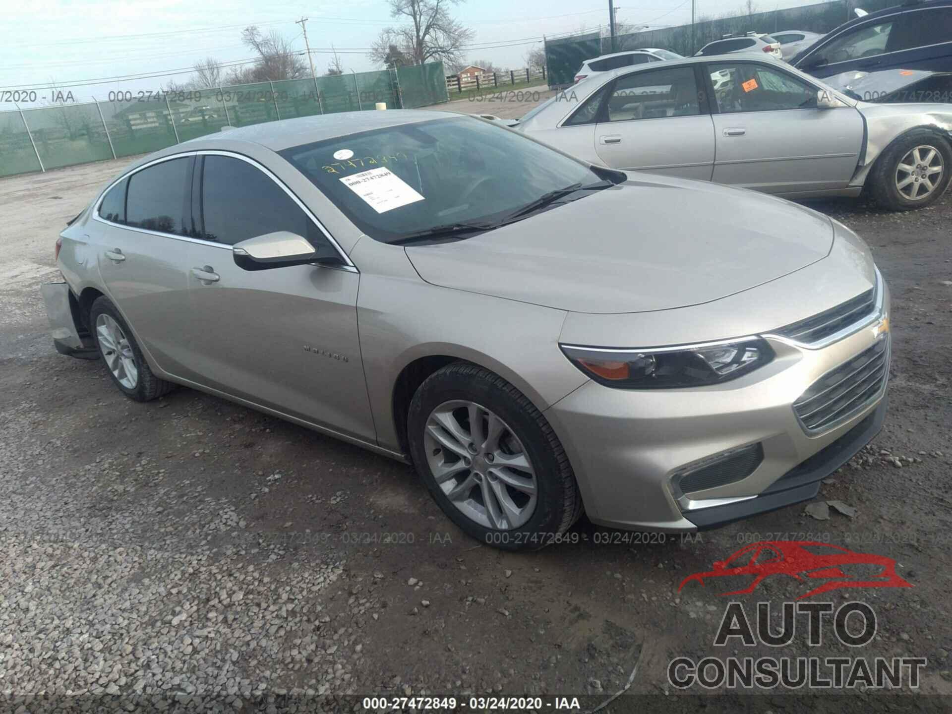 CHEVROLET MALIBU 2016 - 1G1ZE5ST3GF217149