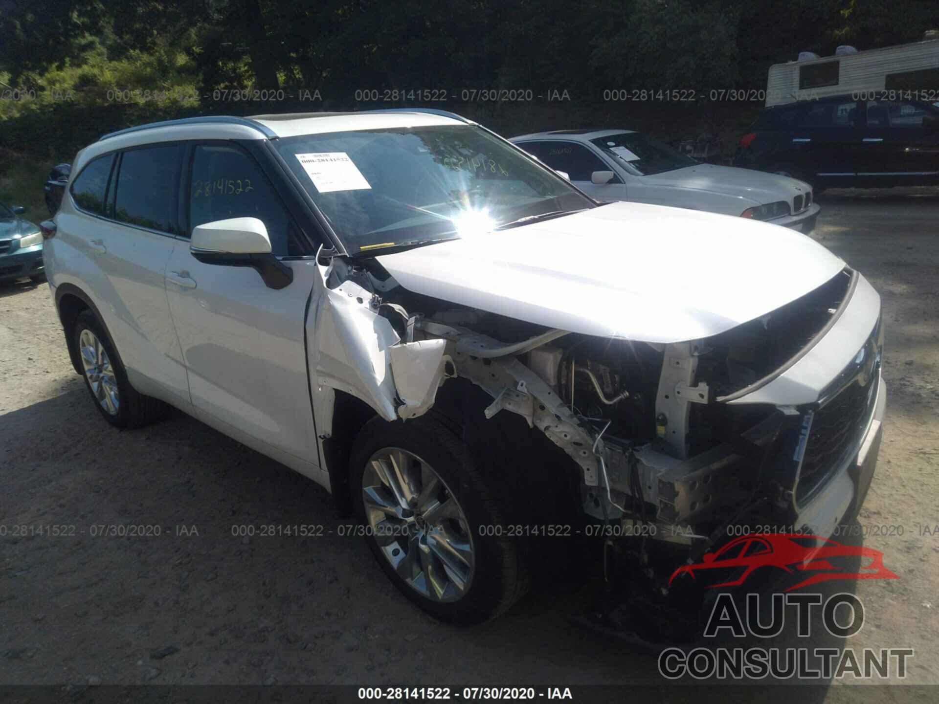 TOYOTA HIGHLANDER 2020 - 5TDDZRBH6LS000424
