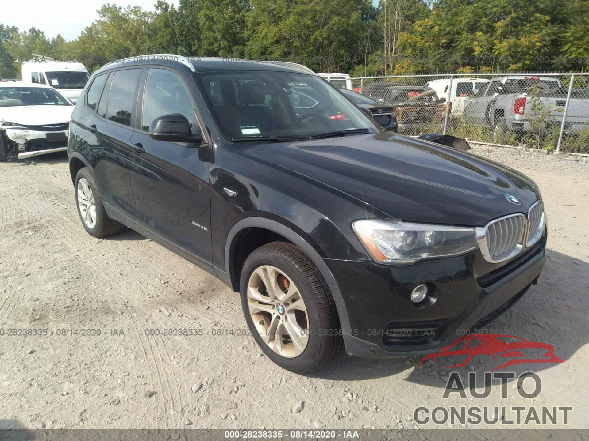 BMW X3 2016 - 5UXWX7C53G0R18338