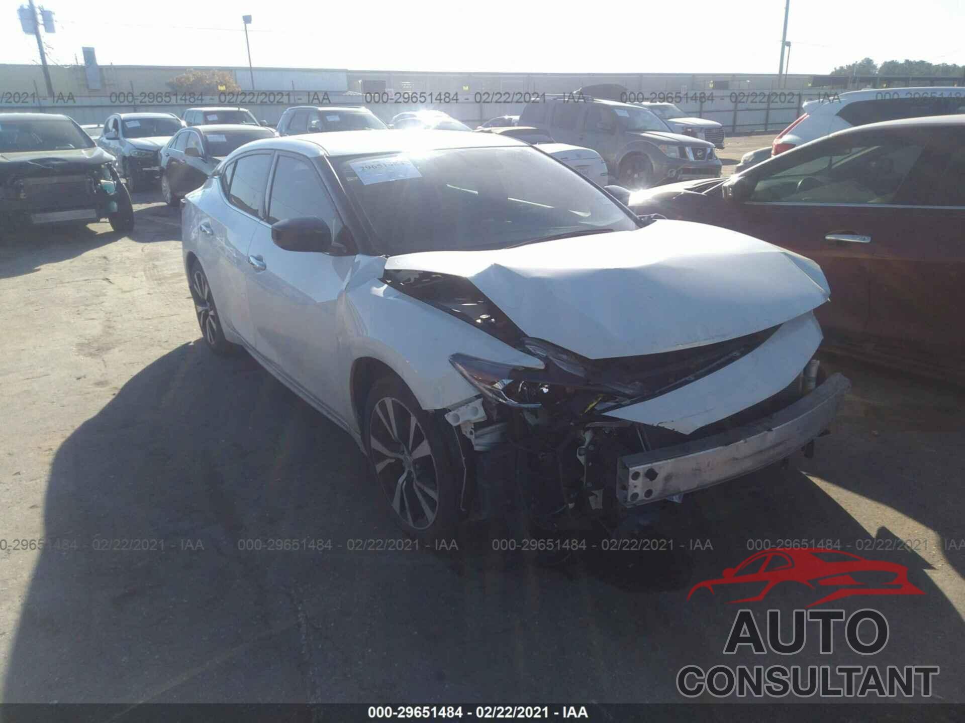 NISSAN MAXIMA 2018 - 1N4AA6AP8JC372255