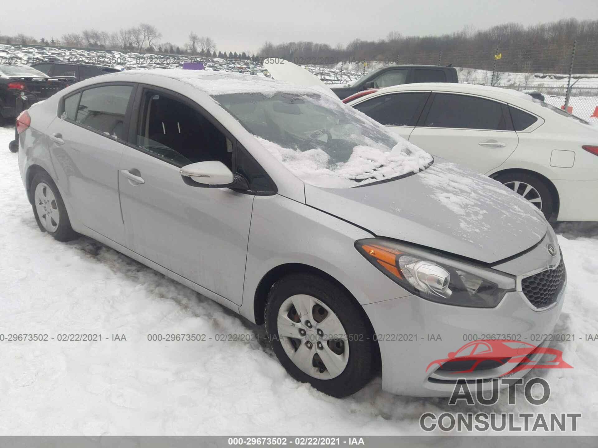 KIA FORTE 2016 - KNAFX4A65G5528059
