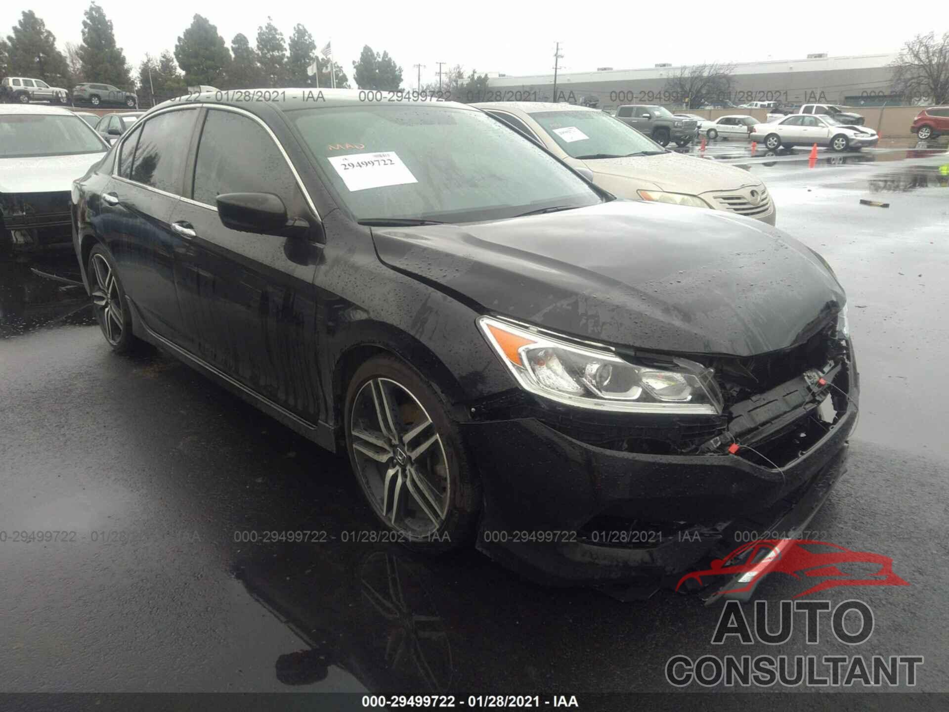 HONDA ACCORD SEDAN 2017 - 1HGCR2F58HA008209