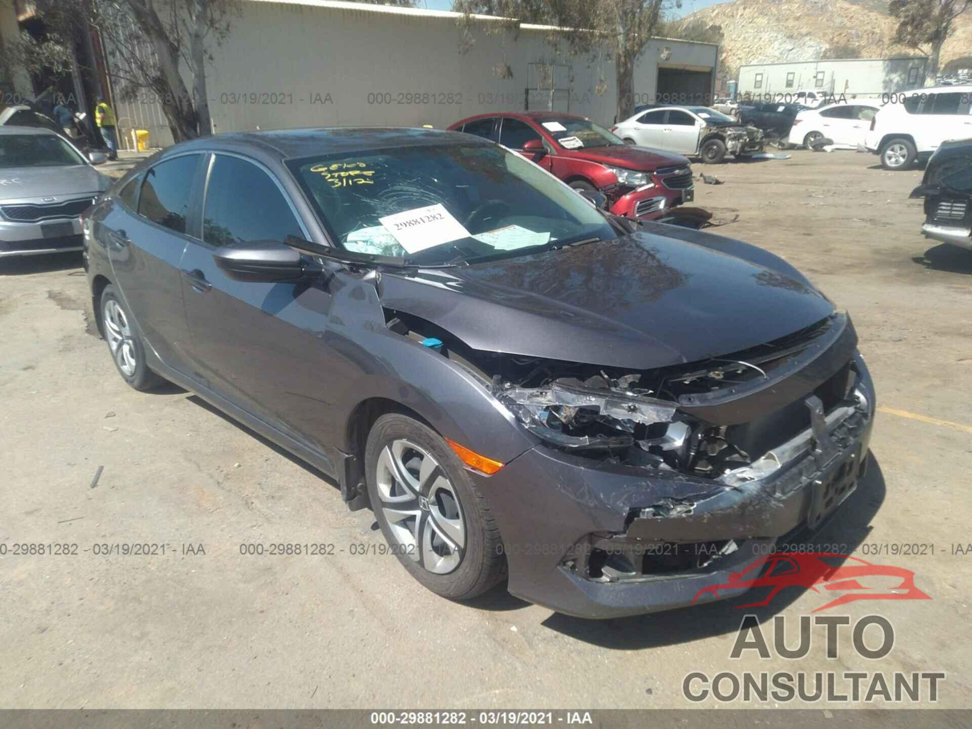 HONDA CIVIC SEDAN 2018 - 2HGFC2F56JH580451