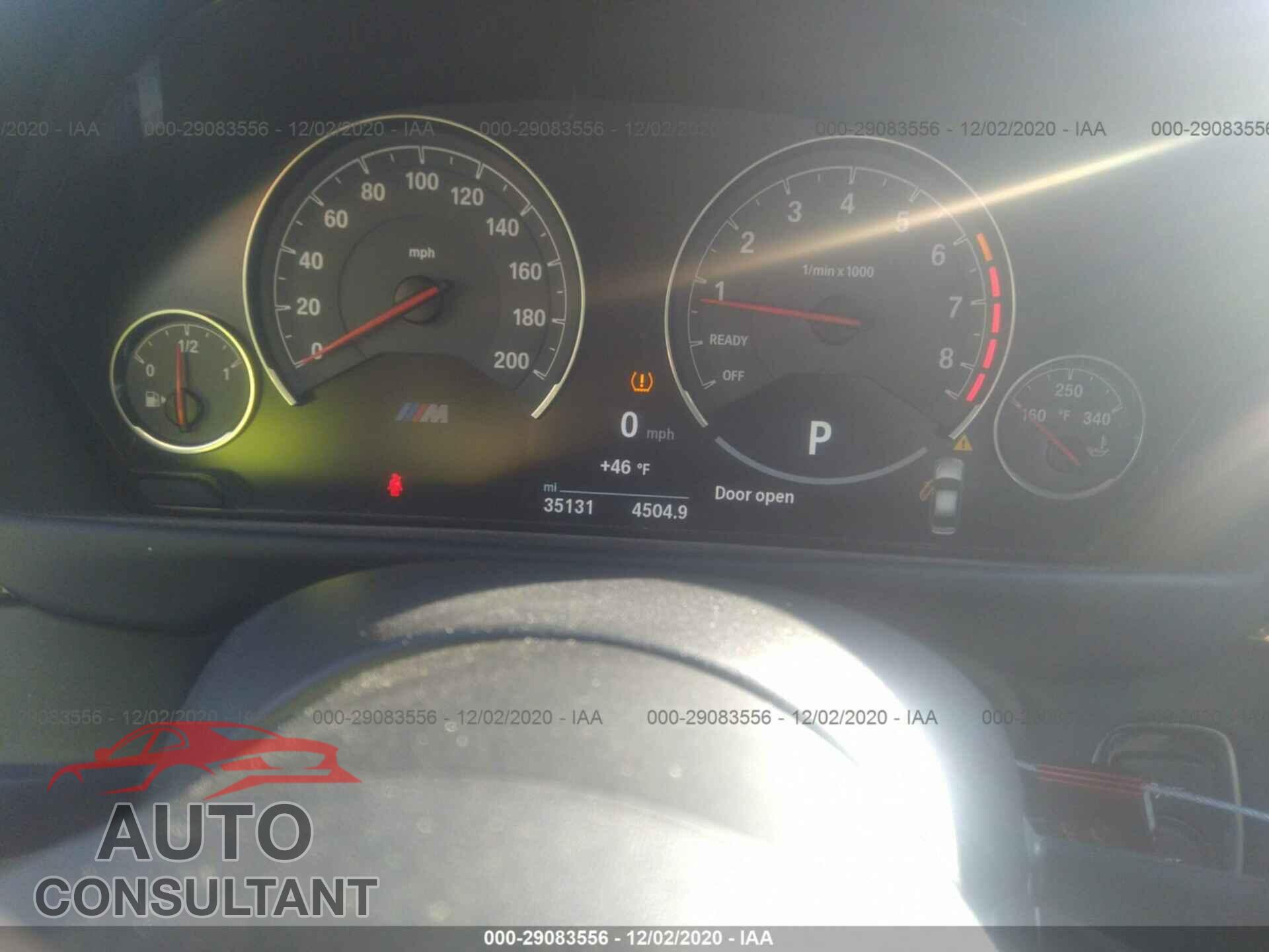 BMW M3 2016 - WBS8M9C51GP966841