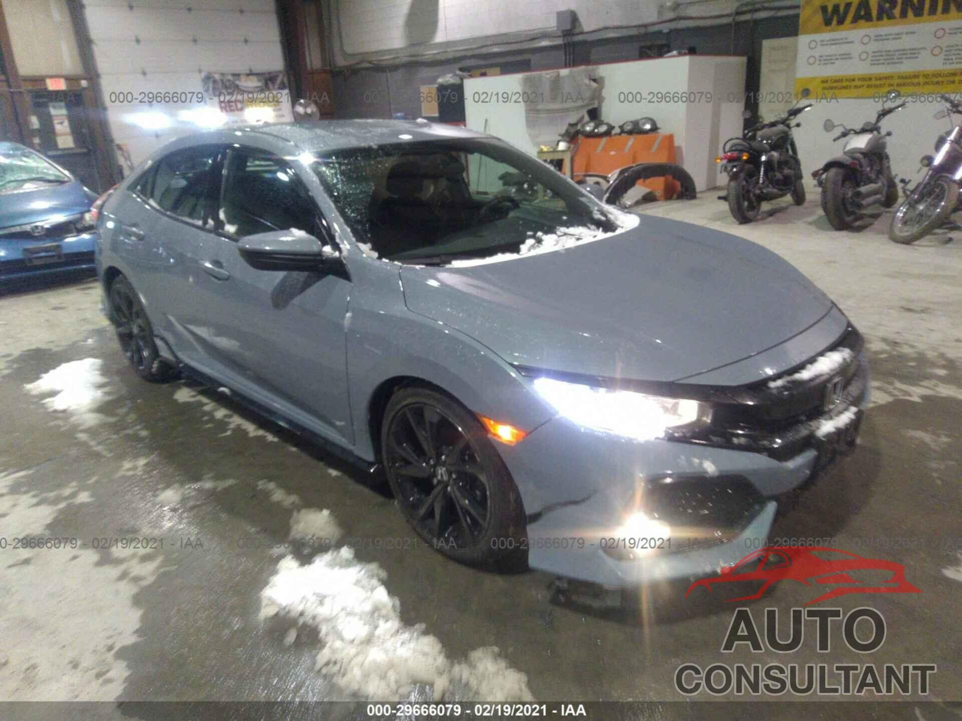HONDA CIVIC HATCHBACK 2018 - SHHFK7H44JU410466