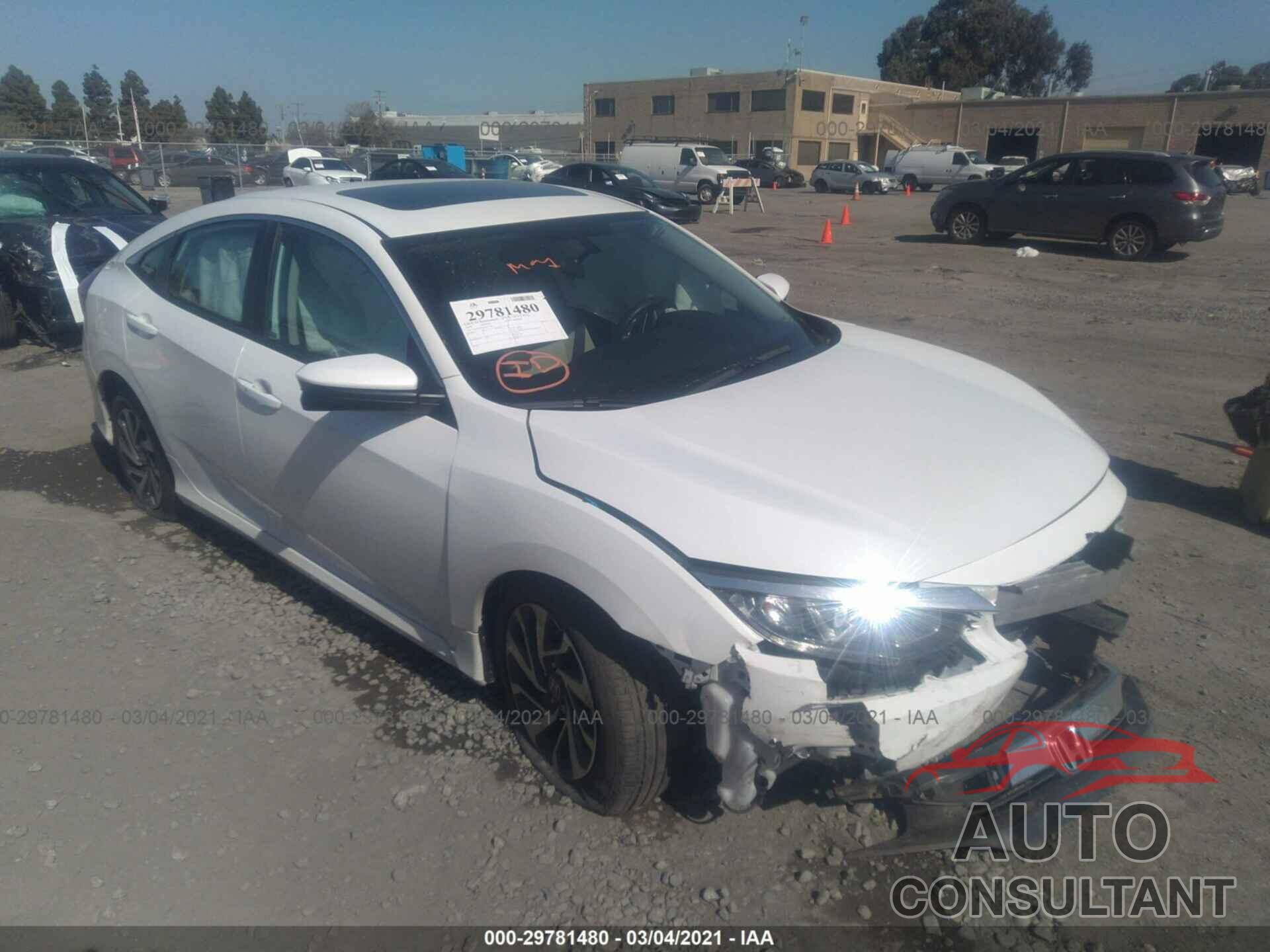 HONDA CIVIC SEDAN 2018 - 2HGFC2F71JH517744