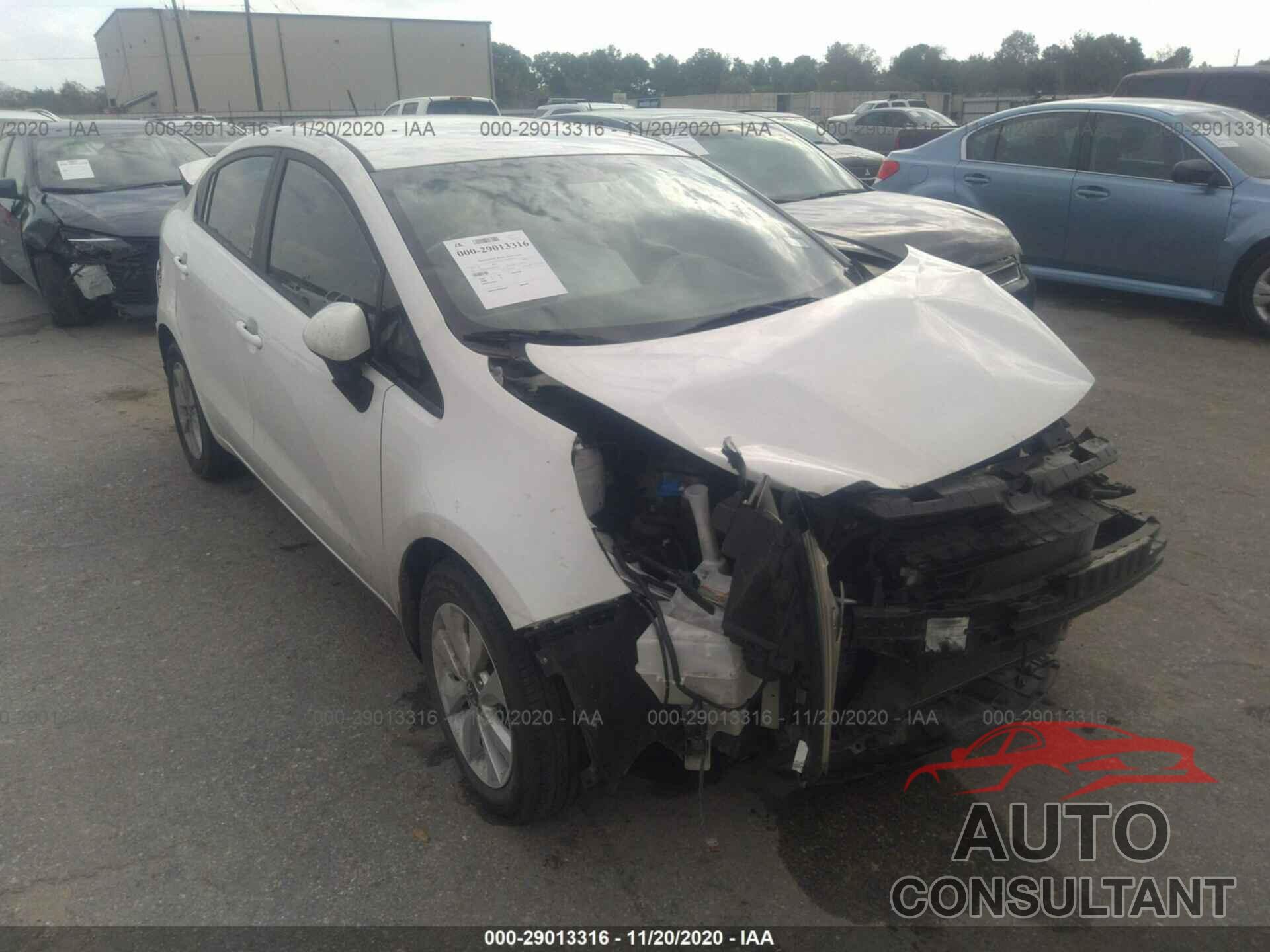 KIA RIO 2017 - KNADN4A3XH6007241