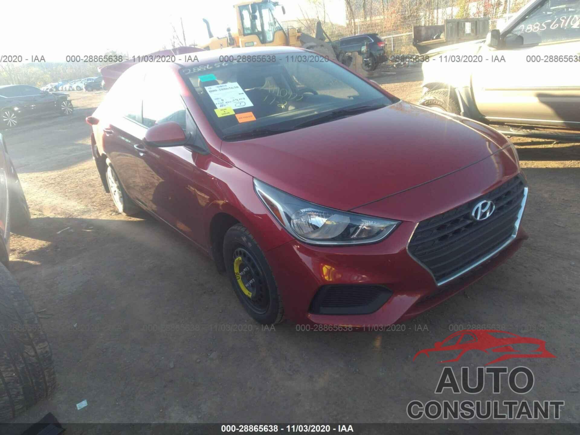 HYUNDAI ACCENT 2018 - 3KPC24A31JE028678