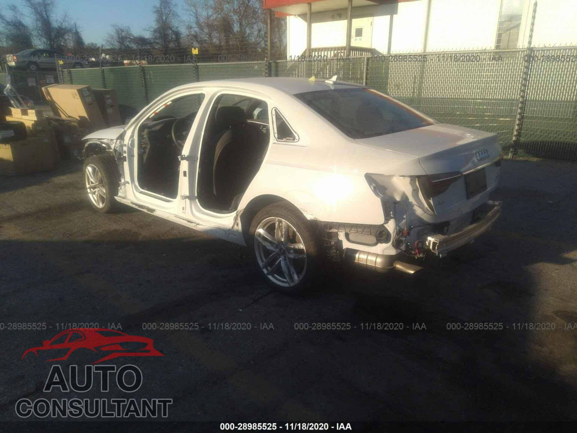 AUDI A4 2020 - WAUDNAF40LA043560