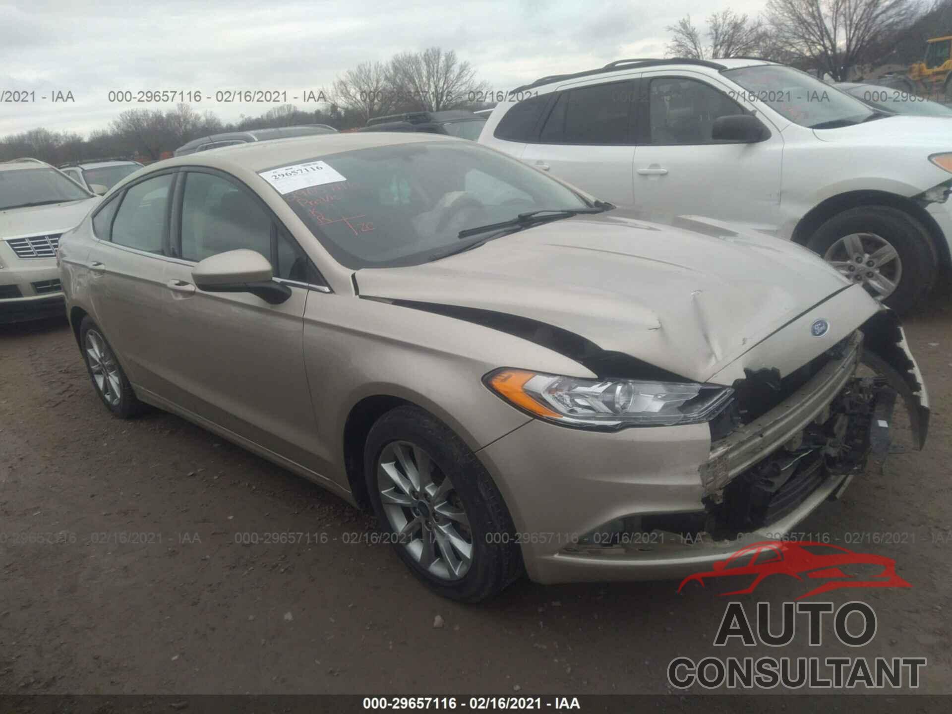 FORD FUSION 2017 - 3FA6P0HD9HR292682