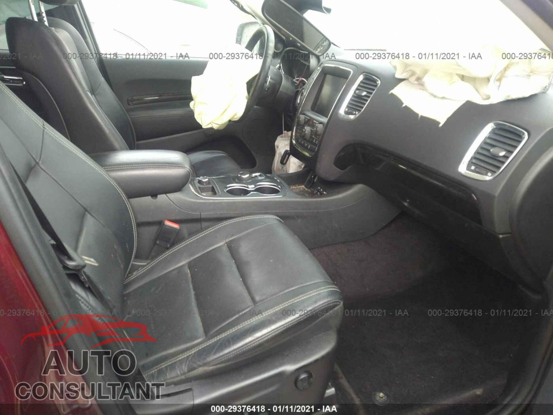 DODGE DURANGO 2017 - 1C4SDJET6HC643887