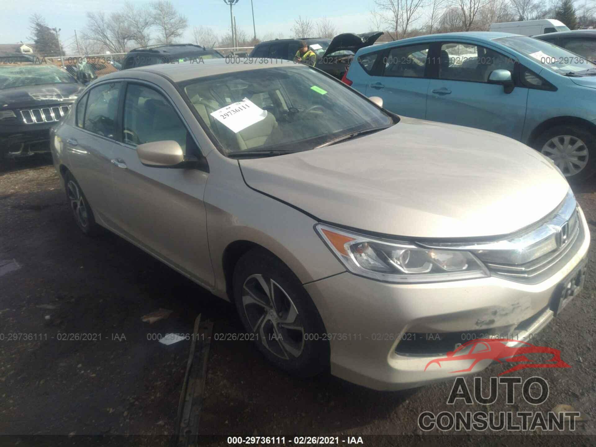 HONDA ACCORD SEDAN 2016 - 1HGCR2F33GA084613