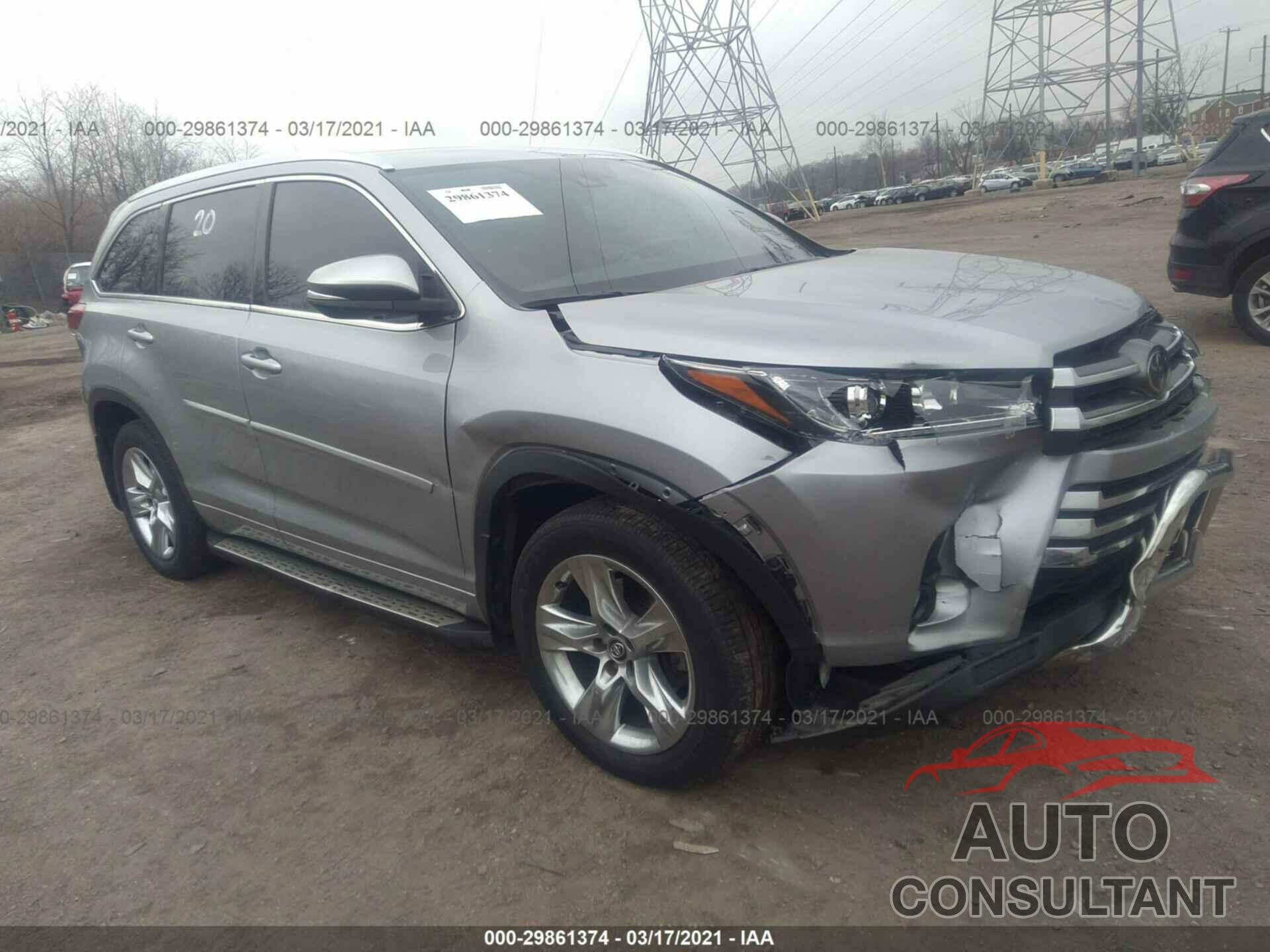 TOYOTA HIGHLANDER 2017 - 5TDDZRFH3HS401625