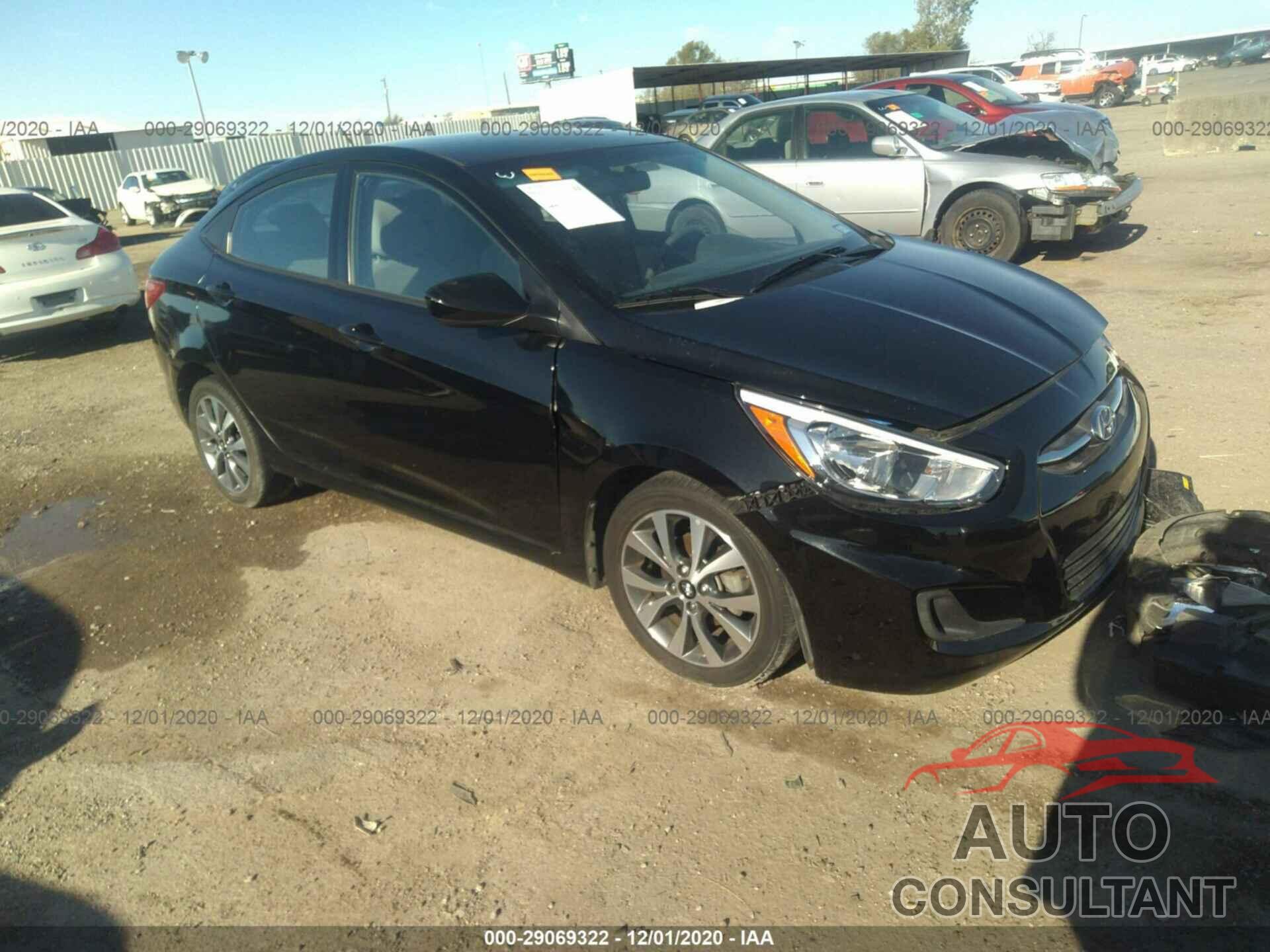 HYUNDAI ACCENT 2017 - KMHCT4AE7HU353082