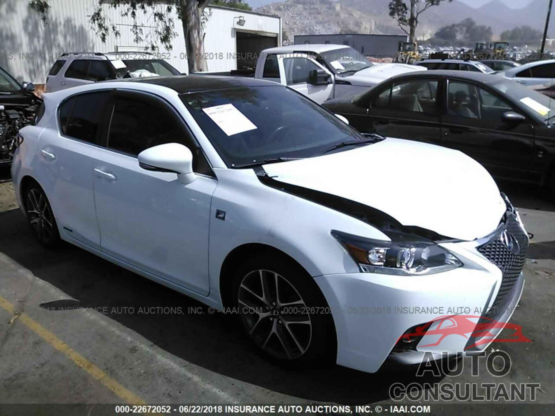 Lexus Ct 2014 - JTHKD5BH3E2193204