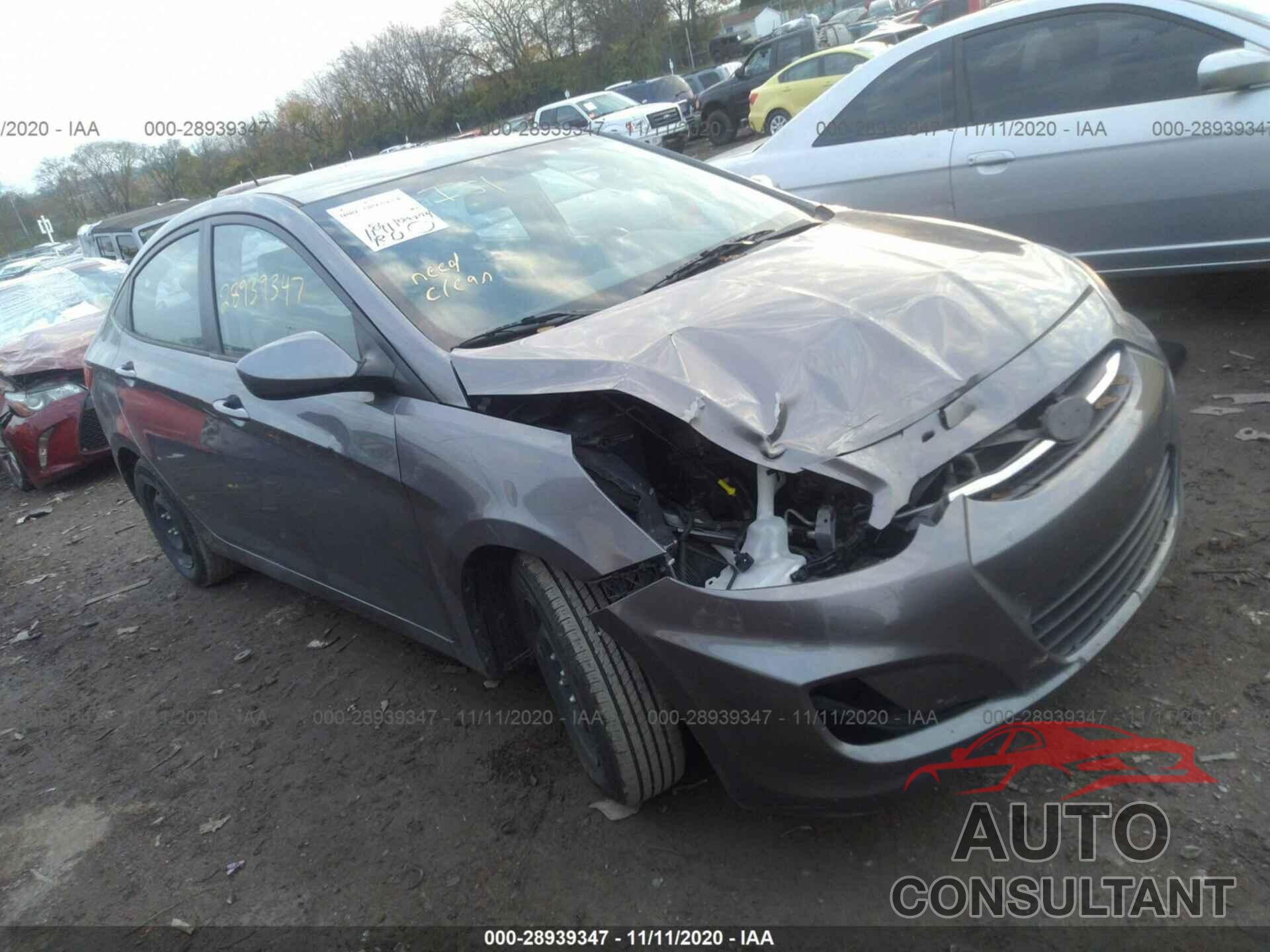 HYUNDAI ACCENT 2016 - KMHCT4AE7GU985952