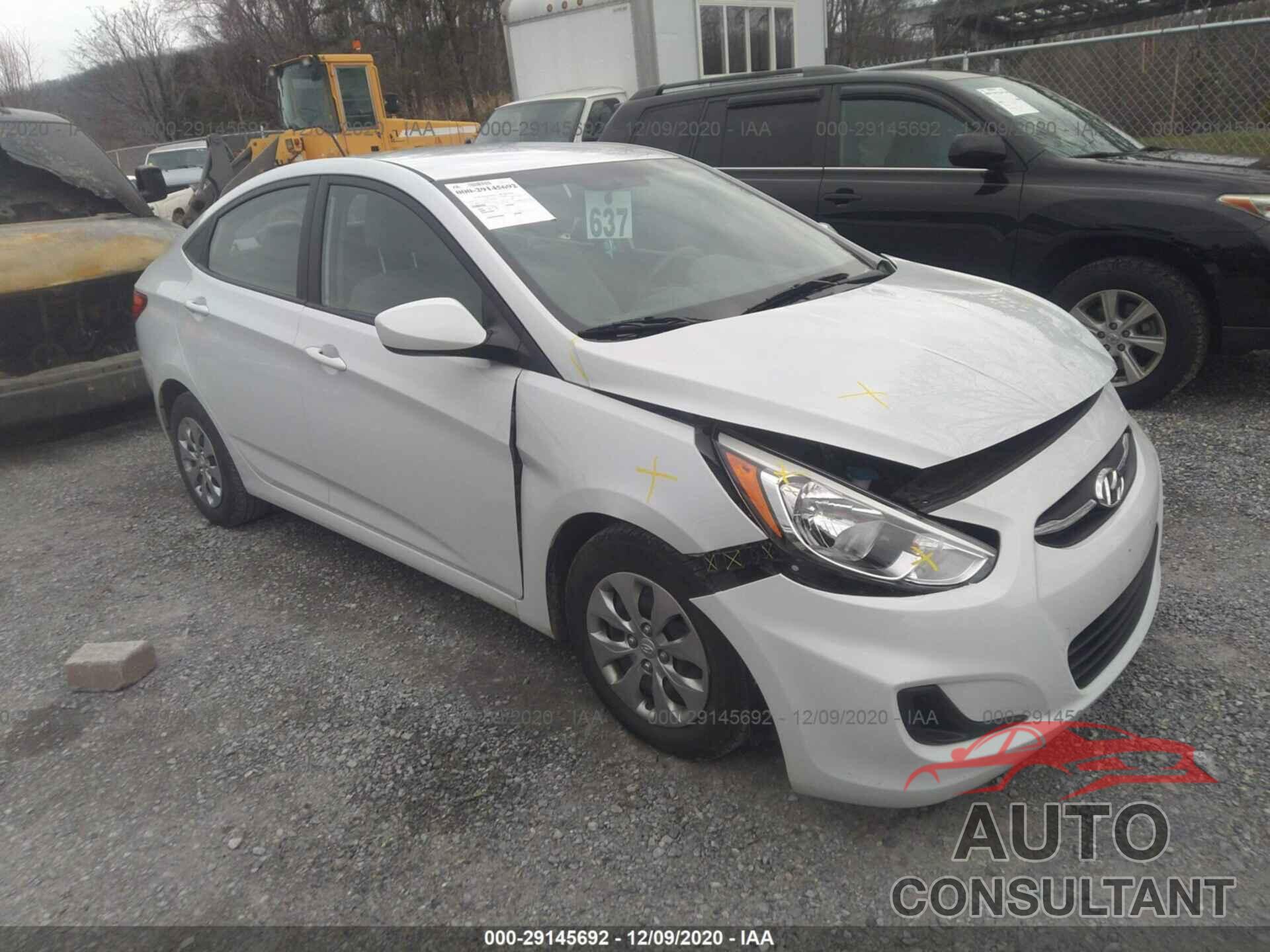 HYUNDAI ACCENT 2017 - KMHCT4AE0HU361542