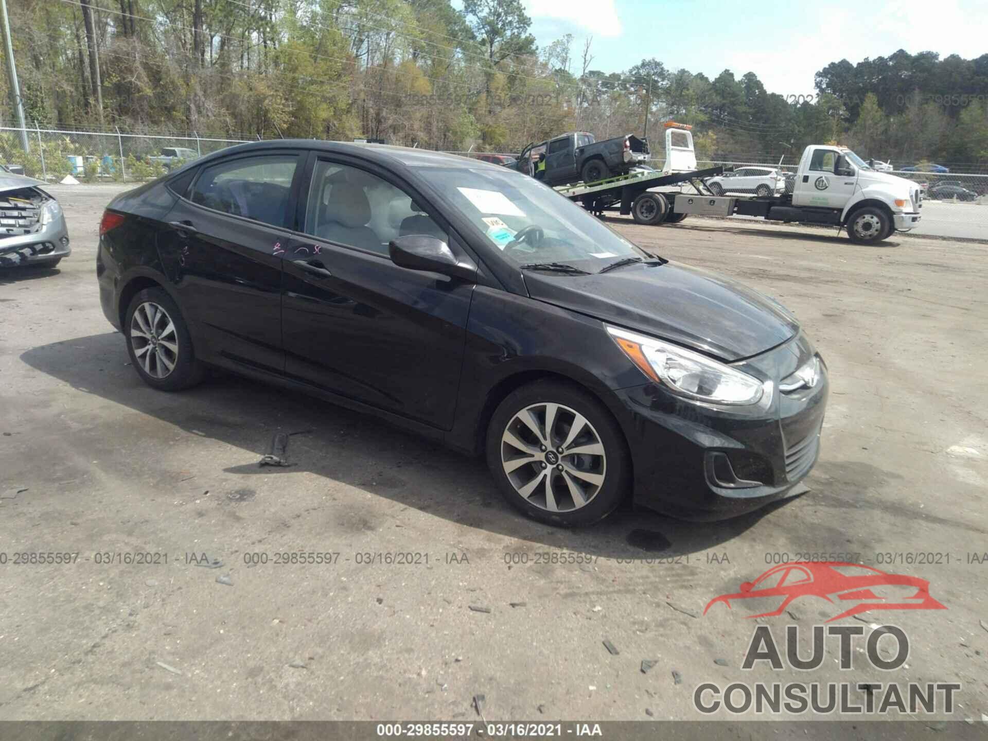 HYUNDAI ACCENT 2017 - KMHCT4AE6HU348620
