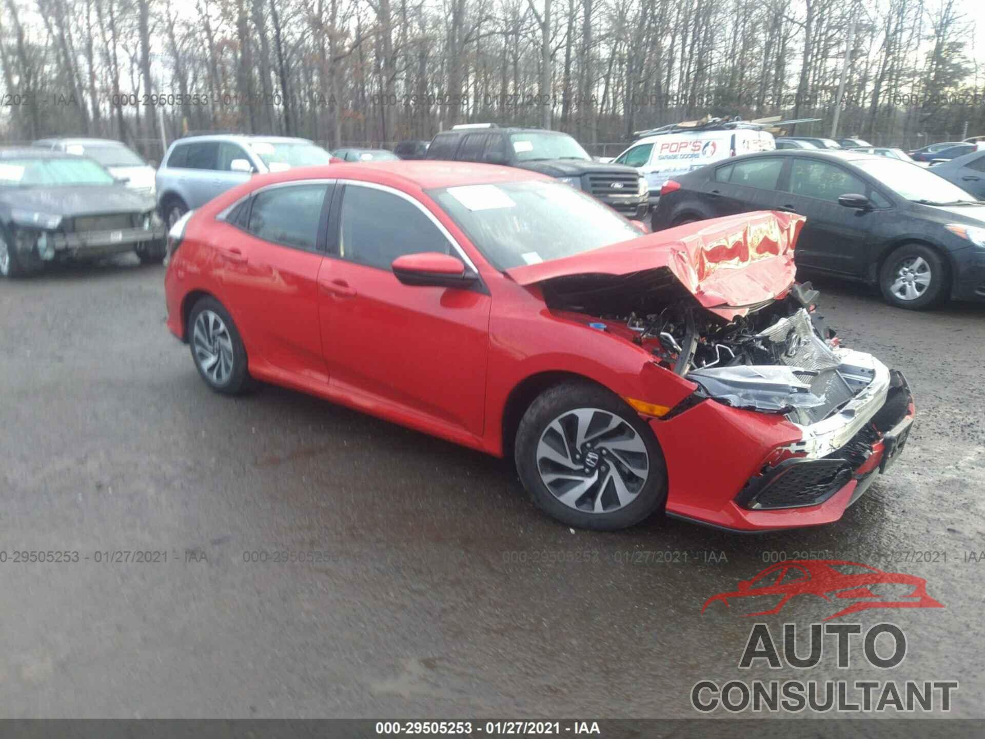 HONDA CIVIC HATCHBACK 2018 - SHHFK7H22JU415793