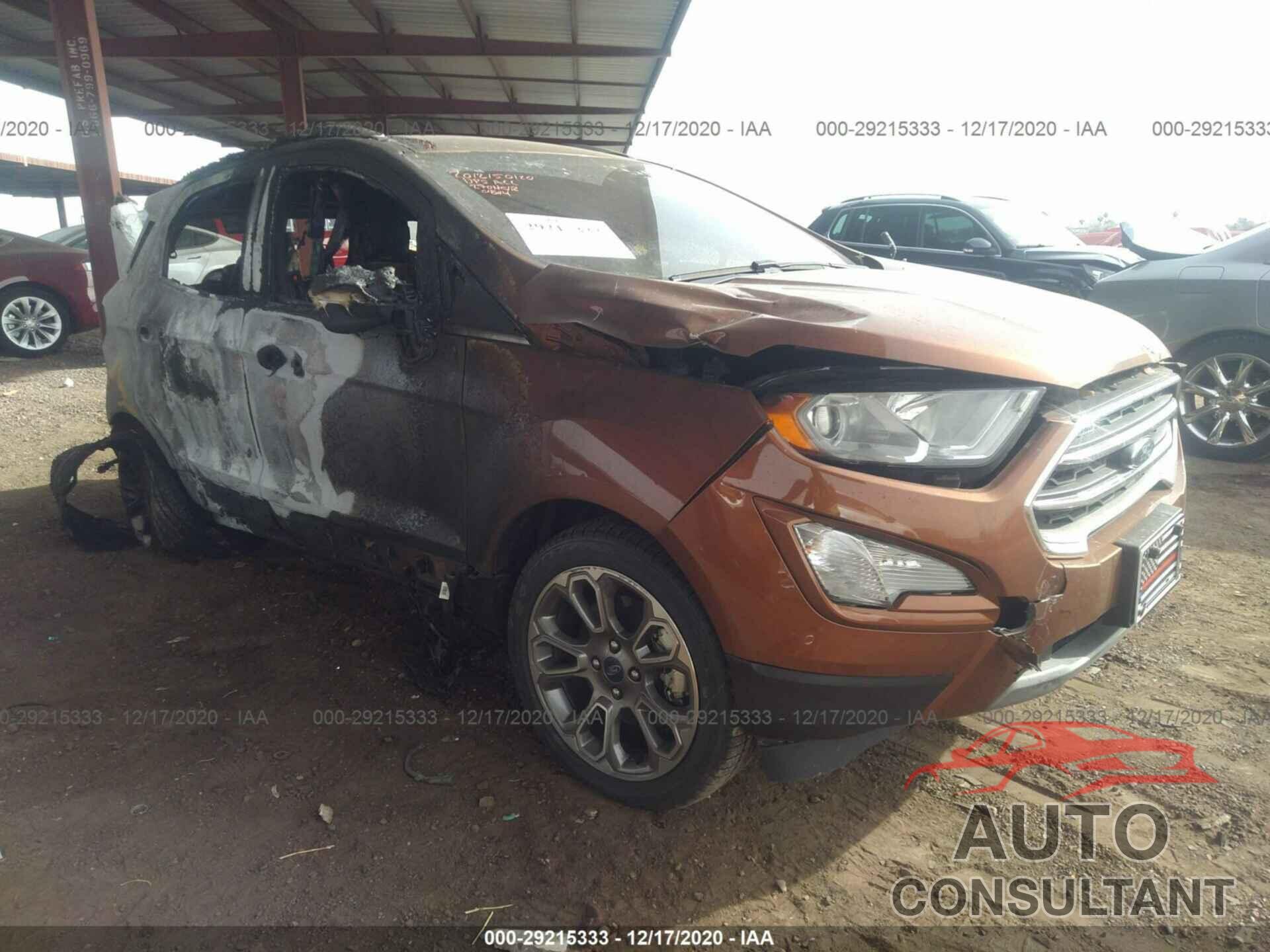 FORD ECOSPORT 2018 - MAJ3P1VE2JC210804