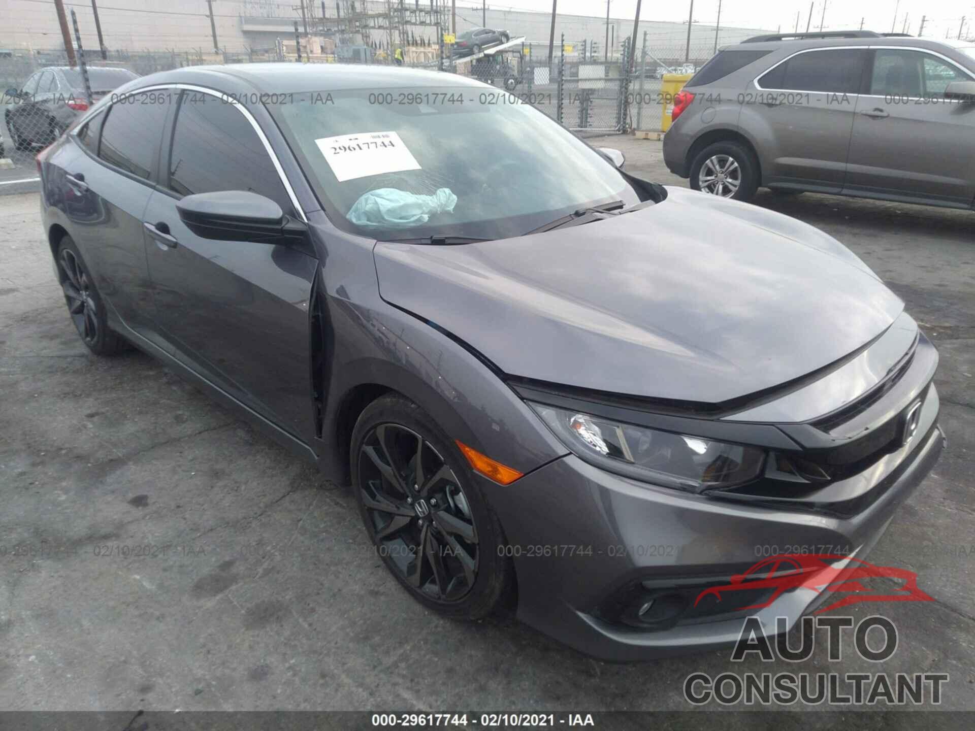 HONDA CIVIC SEDAN 2020 - 19XFC2F81LE207969