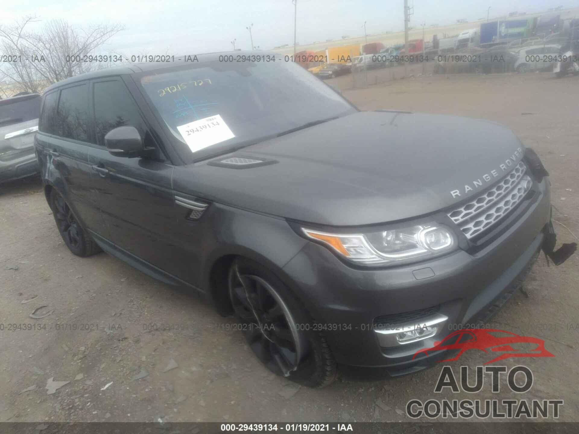 LAND ROVER RANGE ROVER SPORT 2016 - SALWR2VF2GA558535
