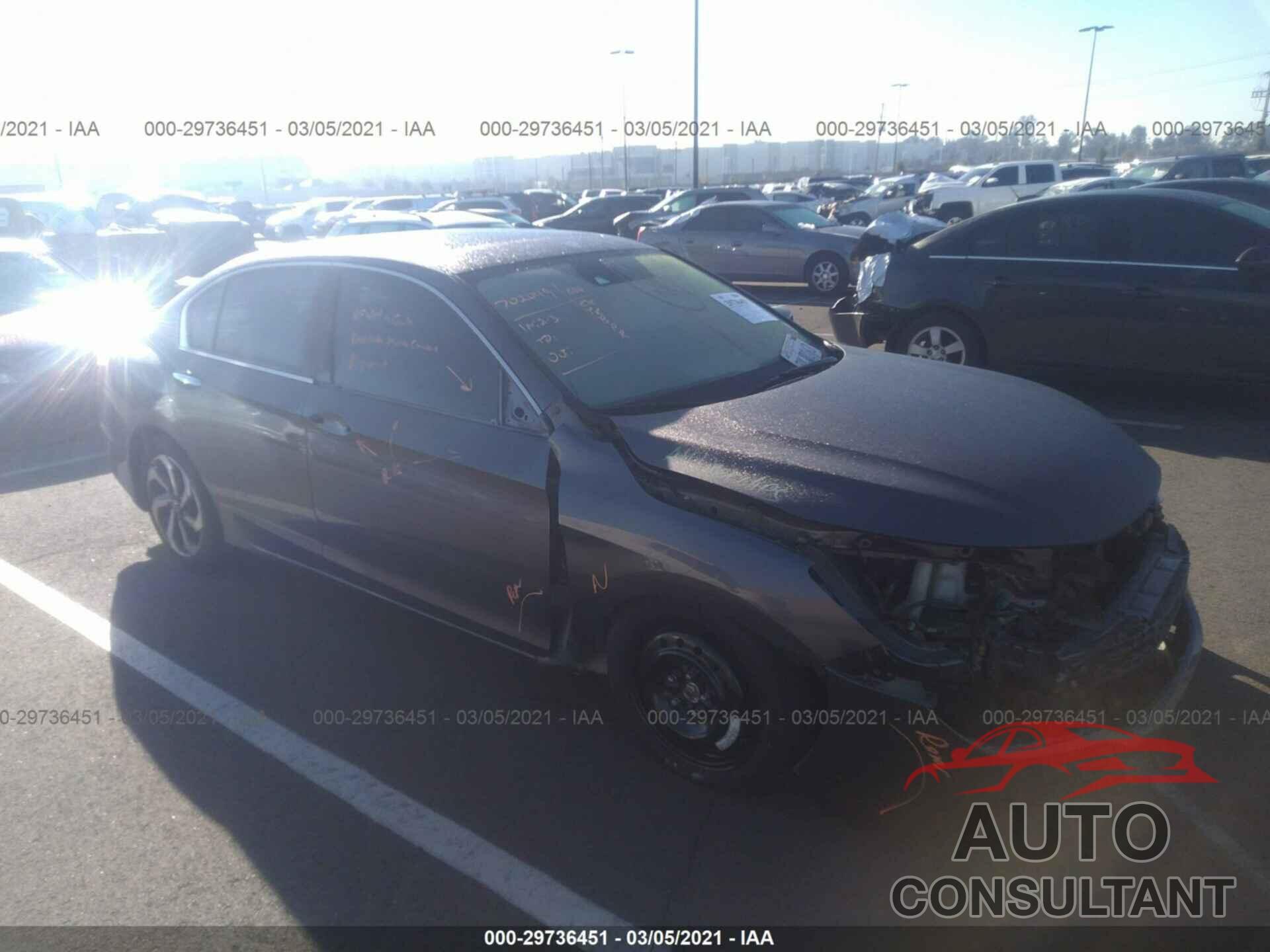HONDA ACCORD SEDAN 2017 - 1HGCR3F01HA025136